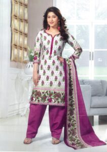 Rose Pink Sanganeri Chanderi Silk Kali Kurta with Hand Embroidery